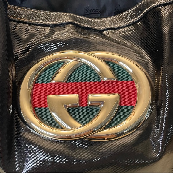 EUC *With Dust Bag* Gucci Dialux Britt Crystal Tote (Medium) - Picture 11 of 16